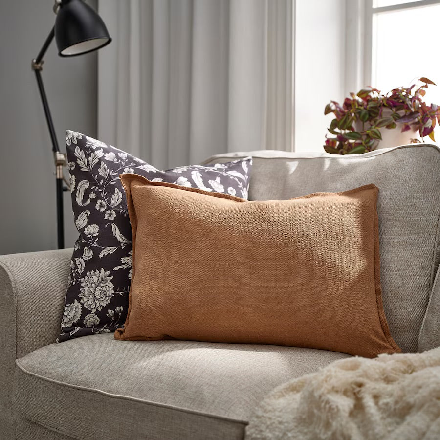 16 X 23 Textured Brown Decorative Pillow