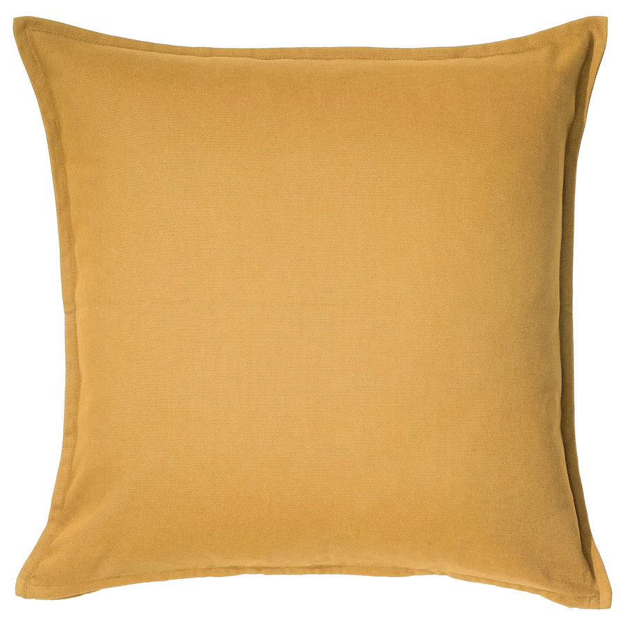 20 X 20 Golden Yellowish Decorative Pillow