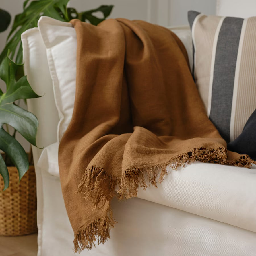 Brown Decorative Throw