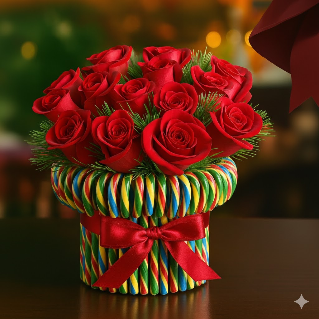 Candy Cane Bouquet