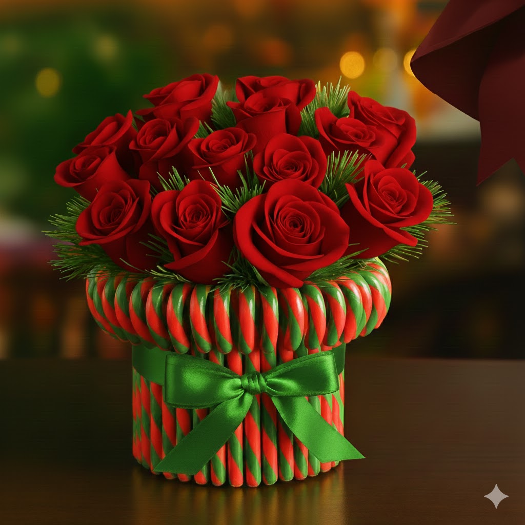 Candy Cane Bouquet