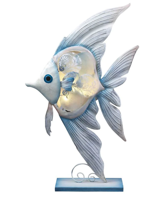 Large Tropical Banner Fish Lamp